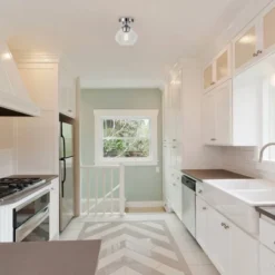 Floor Lamps Store 50 1 Light Harrow Semi Flush Mount Ceiling With Clear Glass Shade Chrome - Globe Electric