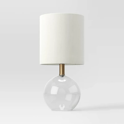 Glass Sphere Mini Table Lamp Clear - Threshold™ 4 Glass Sphere Mini Table Lamp Clear - Threshold™ - Image 4