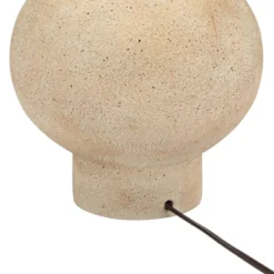 360 Lighting Sandstone Gourd 27" Tall Farmhouse Rustic Modern Coastal Table Lamp Brown Single Beige Shade Living Room Bedroom Bedside Nightstand House -Floor Lamps Store GUEST 0abe7ba3 ae93 4384 b1e7 415154d35f9e