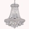 15" X 15" X 18" Isidra Crystal Chandelier Gray - Warehouse Of Tiffany