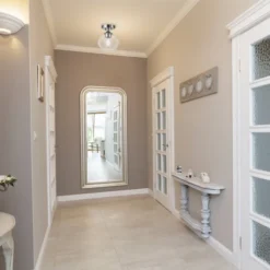 1 Light Harrow Semi Flush Mount Ceiling With Clear Glass Shade Chrome - Globe Electric -Floor Lamps Store GUEST 1332adf4 81b6 4e54 89c8 cc04dc3a4b26