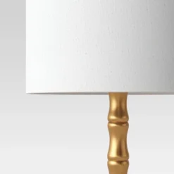 Large Bamboo Table Lamp (Includes LED Light Bulb) Brass - Threshold™ -Floor Lamps Store GUEST 18044299 d5f2 42ac 836d b9503588291a