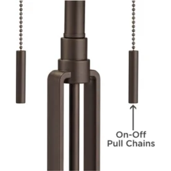 Franklin Iron Works Dayn Industrial Accent Table Lamps Set Of 2 23" High Bronze Metal LED Mesh Shade For Bedroom Living Room Bedside Nightstand Office -Floor Lamps Store GUEST 1c5ac2ad 6a84 45cf 9852 ec495efd1916