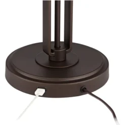 Franklin Iron Works Dayn Industrial Accent Table Lamps Set Of 2 23" High Bronze Metal LED Mesh Shade For Bedroom Living Room Bedside Nightstand Office -Floor Lamps Store GUEST 1f4df8a3 b471 4d81 b7ee d59295682977