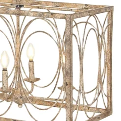 Vintage Metal Chandelier Gold - Olivia & May -Floor Lamps Store GUEST 1f5a3be1 fdf3 4e99 92d3 650e033fbd71