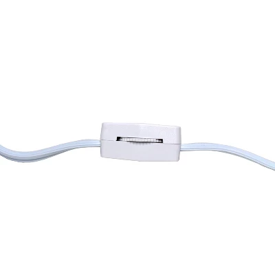 9.45" 2pk Petite Ceramic Oblong Bedside Table Desk Lamps With Matching Tapered Drum Shade Orange - Creekwood Home 9 9.45" 2pk Petite Ceramic Oblong Bedside Table Desk Lamps With Matching Tapered Drum Shade Orange - Creekwood Home - Image 9