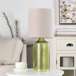 Seeded Glass Table Lamp Meadow Green Finish - StyleCraft -Floor Lamps Store GUEST 2677af50 64d4 494a abb6 d8900ea8a78e