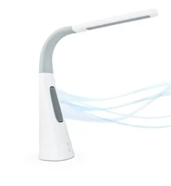 Mount-It! Turcom AirLight Ultrabright LED Desk Lamp With Bladeless Three Speeds Fan Panel | White -Floor Lamps Store GUEST 28d0091f e5a6 45cc 9b6c 178557d1b634