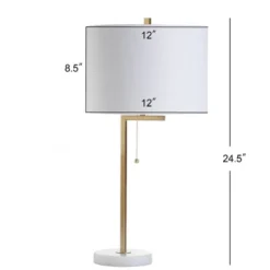 24.5" Metal/Marble Alyssa Table Lamp (Includes LED Light Bulb) Gold - JONATHAN Y 5 24.5" Metal/Marble Alyssa Table Lamp (Includes LED Light Bulb) Gold - JONATHAN Y -Floor Lamps Store GUEST 2ff455e2 73b3 4a01 a76b a6ff1d1f6f6d