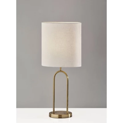 Joey Table Lamp Antique Brass - Adesso 1 Joey Table Lamp Antique Brass - Adesso