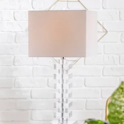 28" Crystal June Table Lamp (Includes LED Light Bulb) Clear - JONATHAN Y -Floor Lamps Store GUEST 37571528 e003 43c2 a9cd 445c7d4edd9c