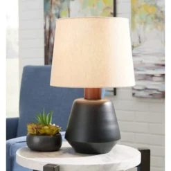 Ancel Metal Table Lamp Black/Brown - Signature Design By Ashley -Floor Lamps Store GUEST 395089dd a939 4aec 820b ab984c0cbe6a