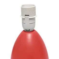 9.45" 2pk Petite Ceramic Oblong Bedside Table Desk Lamps With Matching Tapered Drum Shade Orange - Creekwood Home 12 9.45" 2pk Petite Ceramic Oblong Bedside Table Desk Lamps With Matching Tapered Drum Shade Orange - Creekwood Home -Floor Lamps Store GUEST 3b80a16c 9db9 44d3 81c2 37fa469ee808