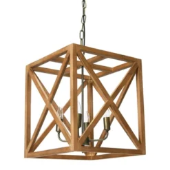 Metal/Wood Chandelier Natural Brown - Storied Home 13 Metal/Wood Chandelier Natural Brown - Storied Home -Floor Lamps Store GUEST 3ee85639 5f22 4459 b0c5 7ad9d95129d5