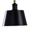 Gemma Contemporary Steel/Marble Base Desk Lamp With Shade Gold/Black - StyleCraft