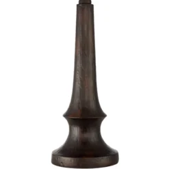 Franklin Iron Works Naomi Industrial Rustic Table Lamp 25" High Bronze With USB Charging Port Mica Shade For Bedroom Living Room Bedside Office Desk -Floor Lamps Store GUEST 497e57d5 d3e2 4bc0 98b3 1739c85b731d
