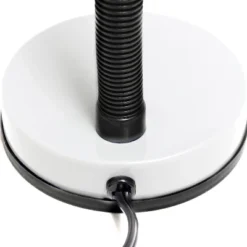 14.25" Traditional Fundamental Metal Desk Task Lamp And Bowl Shaped Shade With Flexi Gooseneck White - Creekwood Home -Floor Lamps Store GUEST 4cc256ef 5a71 4107 b2c9 6c3abf39654c