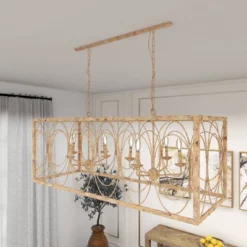 Vintage Metal Chandelier Gold - Olivia & May -Floor Lamps Store GUEST 4e2ba487 2811 45bc b9c1 999ec3dcdb87