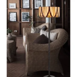 60" Metal Floor Lamp Black - Cal Lighting