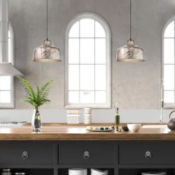 11" Bela Silver Metal Bowl Shaped Pendant Ceiling Light - River Of Goods -Floor Lamps Store GUEST 52eda935 1cc7 4ecb a314 ba8e5724f4b5