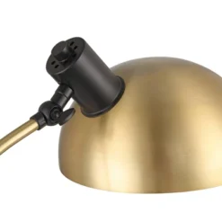 Possini Euro Design Modern Mid Century Desk Lamp 28 1/2" Tall Warm Gold Black With Dual USB Charging Ports For Bedroom Living Room Office Reading Home -Floor Lamps Store GUEST 58f41584 9c74 45ad ae71 fe524e285fa0