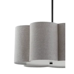 20" LED Adjustable Metal Pendant Oil Rubbed Bronze - Jonathan Y -Floor Lamps Store GUEST 64482f52 72a5 472a 8273 4817b0892c7b