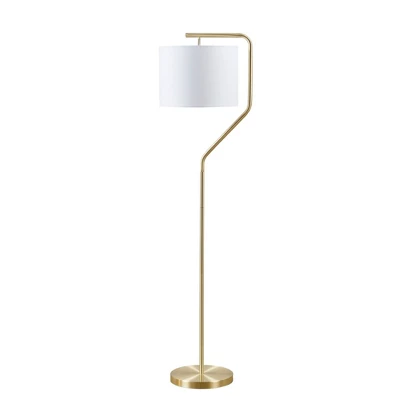 Aster Angular Floor Lamp (Includes LED Light Bulb) Black/Gold - Hampton Hill 2 Aster Angular Floor Lamp (Includes LED Light Bulb) Black/Gold - Hampton Hill - Image 2