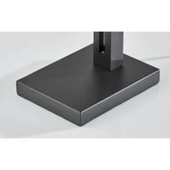 Walden Table Lamp Metal/Wood Black - Adesso -Floor Lamps Store GUEST 6691721f afb9 43a3 827c 98f474654d7d