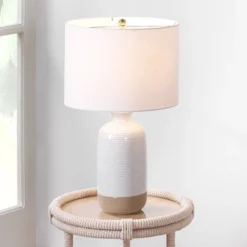 Ashwell Ceramic Table Lamp White - Splendor Home -Floor Lamps Store GUEST 6a91be75 7f00 410b b068 2089eae5fb53