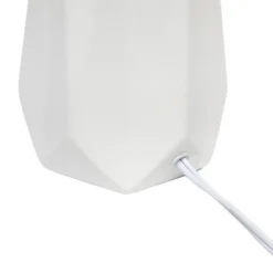 Ceramic Prism Table Lamp Off-White - Simple Designs -Floor Lamps Store GUEST 6c0fbc94 b8ef 4b51 ba37 9ae6d2836823