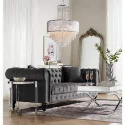 Vienna Full Spectrum Pioggia Chrome Pendant Chandelier 23 1/2" Wide Modern Crystal 5-Light Fixture For Dining Room House Foyer Kitchen Island Entryway 12 Vienna Full Spectrum Pioggia Chrome Pendant Chandelier 23 1/2" Wide Modern Crystal 5-Light Fixture For Dining Room House Foyer Kitchen Island Entryway -Floor Lamps Store GUEST 76099ed5 359f 431d adbe df1614ce3034