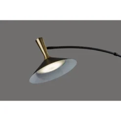 Bradley Arc Lamp With Smart Switch Black (Includes LED Light Bulb) - Adesso -Floor Lamps Store GUEST 7889bc4d 2f08 4441 863a 735fad4a1d6c