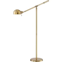 360 Lighting Traditional Pharmacy Floor Lamp With USB Charging Port 55" Tall Brass Dome Shade Adjustable Arm For Living Room Reading -Floor Lamps Store GUEST 7cc2ba09 29e0 4ef8 ac72 19d305e4da27