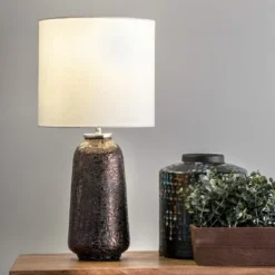 NuLOOM Menlo 22" Glass Glittered Table Lamp