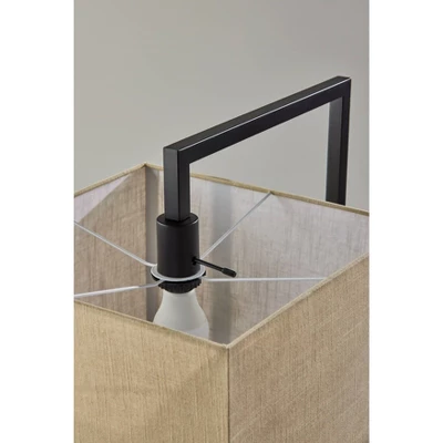 Richard Floor Lamp Black - Adesso 2 Richard Floor Lamp Black - Adesso - Image 2