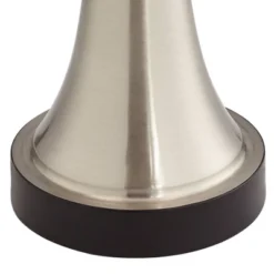 360 Lighting Seymore Modern Touch Table Lamps 26" High Set Of 2 Silver With USB Charging Port LED Ivory Pleat Shade For Bedroom Living Room House Desk -Floor Lamps Store GUEST 85f1e0a1 093f 4a96 a5d8 697925148cfc 1