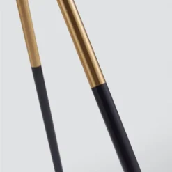 62.5" Axxin Contemporary Tripod Floor Lamp With Glass Table And Built-In USB Gold/White - Teamson Home -Floor Lamps Store GUEST 8b21756a 789b 4910 bcee f8f8e5762922