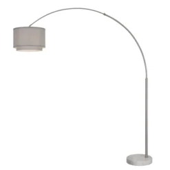 FC Design Modern 81" Tall Standing Adjustable Arched Floor Lamp With Double Drum Shade And Marble Base 20 FC Design Modern 81" Tall Standing Adjustable Arched Floor Lamp With Double Drum Shade And Marble Base -Floor Lamps Store GUEST 8b637233 7110 426e a8a1 064c20c394e1