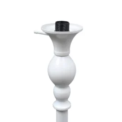 1-Light Classic Torchiere Floor Lamp With Marbleized Glass Shade White - Lalia Home -Floor Lamps Store GUEST 8eef2ed9 739c 4050 b54f d625ca091877