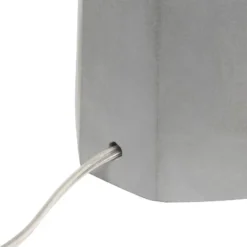 Concrete Pillar Table Lamp With Fabric Shade White - Lalia Home -Floor Lamps Store GUEST 90d659c3 38e8 4792 8304 4d8c5f911a6d