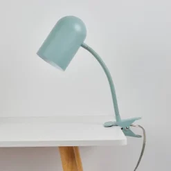 15" Carter Clip-Arm Desk Lamp With Adjustable Gooseneck Matte Teal - Globe Electric -Floor Lamps Store GUEST 92601454 4937 4a3d a2bd d58aac7defa8