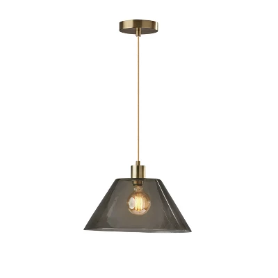 Zoe Pendant Antique Brass - Adesso 1 Zoe Pendant Antique Brass - Adesso