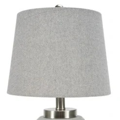 21" Grey/White Patterned Concrete Table Lamp - Nourison -Floor Lamps Store GUEST 948d84f0 7ab3 4c4a 99b8 83162625ead4