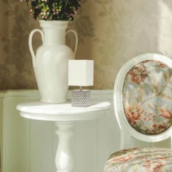 11.81" Tall Petite Hammered Square Bedside Table Desk Lamp With White Fabric Shade Silver - Simple Designs -Floor Lamps Store GUEST 94c4bbcc 65ba 4f2c 950c 0638872cea2e