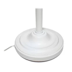 Torchiere Floor Lamp With Reading Light And Marble Glass Shades White - Lalia Home -Floor Lamps Store GUEST 9aa380ad 9cac 4d72 bc3e 57fffee6a5a9