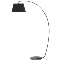 HOMCOM Arched Floor Lamp, Modern Standing Lamp With Foot Switch & Metal Base, Corner Reading Lamps Tall Pole Light For Office Bedroom Living Room -Floor Lamps Store GUEST 9edb576d c34b 4b73 8f51 8da3f92d4a51