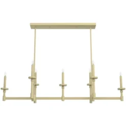 7-Light Briargrove Linear Chandelier - Hunter Fan 11 7-Light Briargrove Linear Chandelier - Hunter Fan -Floor Lamps Store GUEST a12f01d9 1f87 4de9 a239 00f226653597