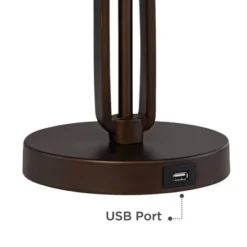 Franklin Iron Works Samuel Bronze Swing Arm USB Desk Lamps Set Of 2 With Socket 11 Franklin Iron Works Samuel Bronze Swing Arm USB Desk Lamps Set Of 2 With Socket -Floor Lamps Store GUEST a41c4504 424d 413a aed5 68d45754d1e7