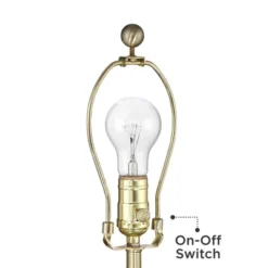 360 Lighting Modern Table Lamp With USB Charging Port 20.5" High Green Ribbed Ceramic Oatmeal Fabric Drum Shade For Bedroom Desk (Color May Vary) -Floor Lamps Store GUEST a7b7ff37 d57f 4bd7 a4f8 0eb4280e4a79 1