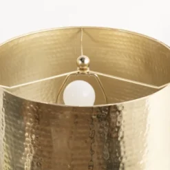 NuLOOM Monroe Concrete & Iron 25" Table Lamp Lighting - Brass 25" H X 14" W X 14" D -Floor Lamps Store GUEST a82c3844 2b88 4d70 bfd5 b24ccbbd7e09